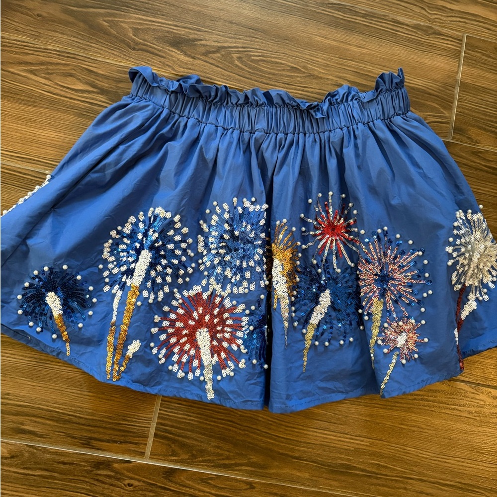 Queen of Sparkles Fireworks Skort